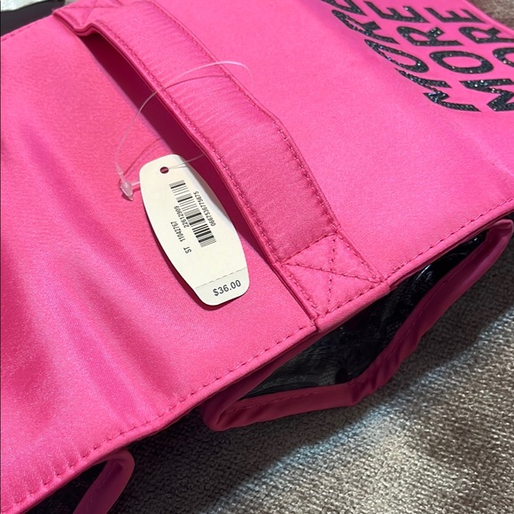NWT Victoria's Secret Expandable Pink Bag Cosmetic Bag - Picture 7 of 11